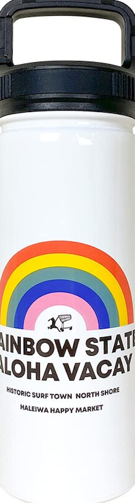 Amazon | HALEIWA ステンレスボトル (耐熱) ハワイ Rainbow State 広い
