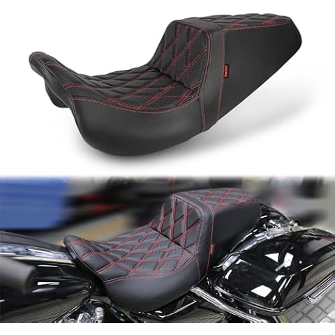 JUNJUMOTO Lower Bucket Seat for Harley Cover