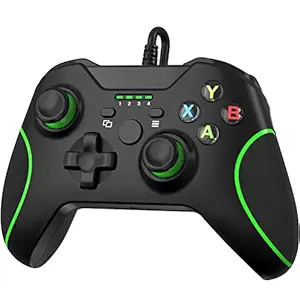 Wired Controller for Xbox One/Xbox Series X|S, YCCTEAM Xbox Wired Controller with Dual Vibration and Audio Jack,Wired Xbox USB Gamepad Joypad Controller for Xbox 1X/S/Series S|X/PC(Win7/8/10)
