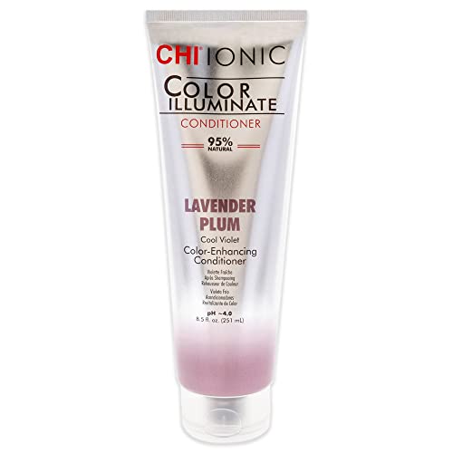 Image of CHI Color Illuminate Conditioner, Helps Maintain Fresh Color In Natural & Color-Treated Hair, Sulfate, Paraben, & Cruelty-Free, Lavender Plum, 8.5 Oz