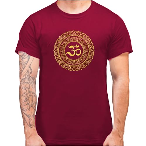 Image of DeFrnt Unisex Cotton Regular Fit OM Printed T-Shirt (Size XS to 7XL)
