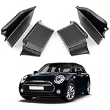 【CDEFG】ミニ BMW クーパー F55型 4ドア専用 2015-現行 ドアハンドルポケット ドア収納ボックス 車用ポケット 前席 後席 運転席 助手席 収納ボックス 小物入れ ABS樹脂製 ビビリ音なし 内装パーツ カスタムパーツ アクセサリー 装着簡単 右ハンドル用