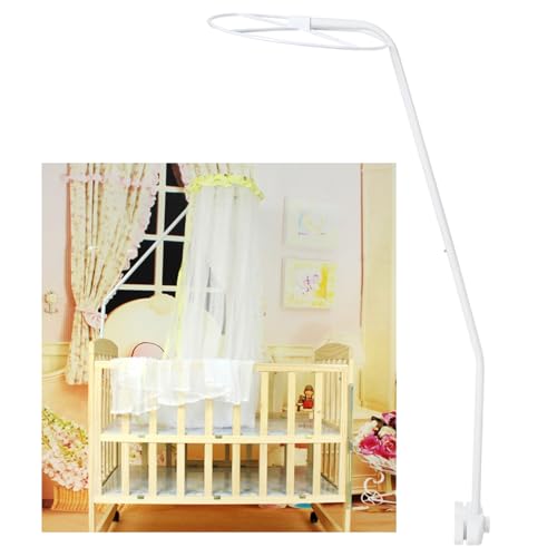 Conjunto de Suporte para Rede Mosquiteira, Clipe Ajustável No Berço, Dossel, Rack, Acessórios, Branc