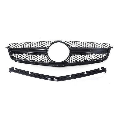 Calandre Mercedes W204 C63 AMG de remplacement avec grille de ventilation