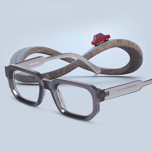 Image of Peter Jones I Zero Power Blue Cut Computer Glasses I Gaming Glasses I UV Protected & Blocks Harmful Rays I Men & Women I Medium Broad Style I AG3887
