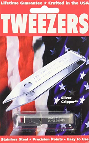 Sliver Gripper Uncle Bill's Key Chain Tweezers