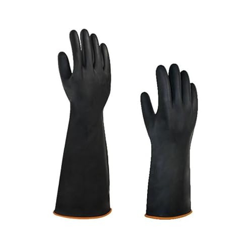 HONYITO Acid & Alkali Resistant Industrial Rubber Gloves