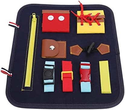 Toddler Busy Board, Educational Sensory Board Alzheimer Busy Board for Fine Motor Skill