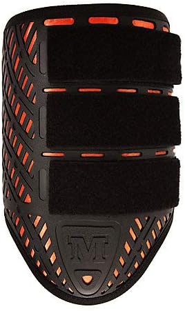 Majyk Equipe Elite Cross Country Boots for Hind Legs (Atomic Orange, Large)