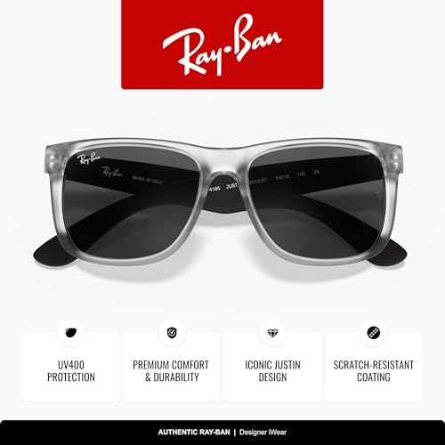 Image of Ray-Ban RB4165 Justin Classic Square Sunglasses for Men for Women