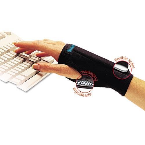 Imak A20126 SmartGlove Wrist Wrap, Medium, Black