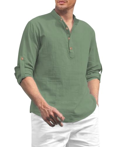Image of Vida Loca Men Solid Cotton Blend Straight Kurta Shirt