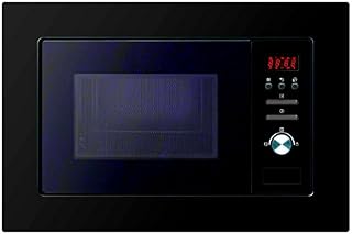 Cookology BM20LNB Built-in Integrated 20 Litre Microwave Oven, 24.5cm Turntable with Autocook Menu, Auto Defrost Function and a Child Lock - in Black