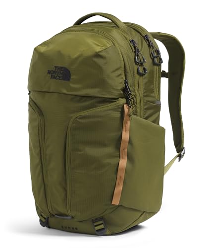 Image of The North Face Women's Surge Commuter Laptop Backpack - PFAS Free, Forest Olive /Utility Brown, One Size