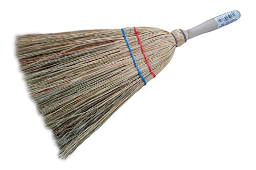 PAMEX Escoba Tradicional de Paja de Uso Manual Fabricada a Mano.