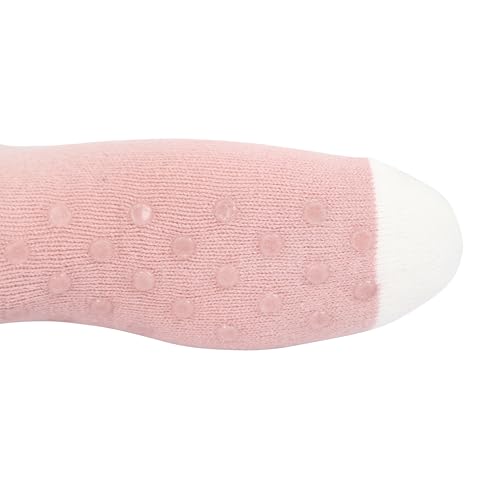 Image of Heat Logic Women's Thermal Socks, Hiking Warm Winter Thick Thermal Crew, Cozy, Cabin & Boot Socks, With & Without Grippers