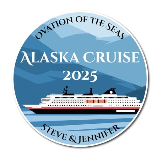 Imán de puerta para crucero Alaska 7x7 pulgadas miniatura 3