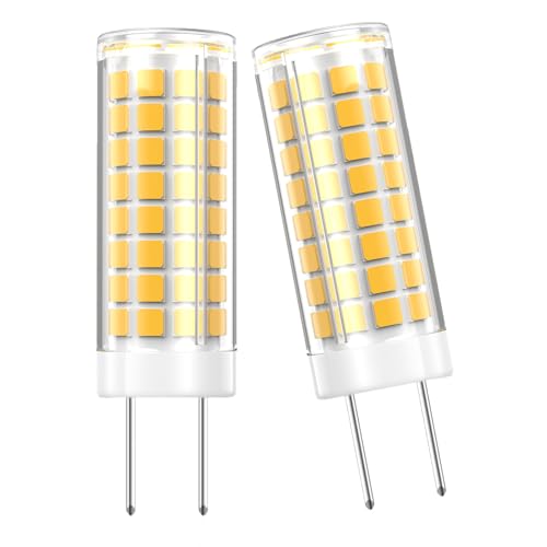 VYAOMLI 5�p�b�N - G8 GY8.6 LED�d�� �����@�\�t�� 7W �n���Q���d�� 75W-80W 730LM�AGY8.6 /G8 �o�C�s���x�[�X�d�� AC 120V �L���r�l�b�g�����C�g �L�b�`���Ɩ��p (�E�H�[���z���C�g 2�p�b�N)