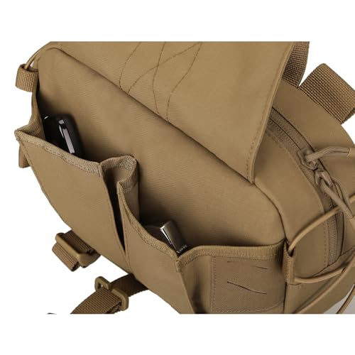 Sac banane multifonction Molle avec sangle ajustable et attache