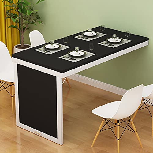 Table pliante murale en bois noble, un meuble flottant d'exception - 2