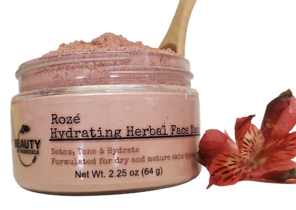 Miniatura 7 de Anti-Aging Hydrating Herbal Face Mask with Roses, Rose Hips and Honey- Moisturizing for Dry Mature Skin and Sensitive Skin -Natural and Organic