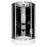 AcquaVapore Komplettdusche Duschkabine Fertigdusche Dusche D58-63T1 100x100 cm...