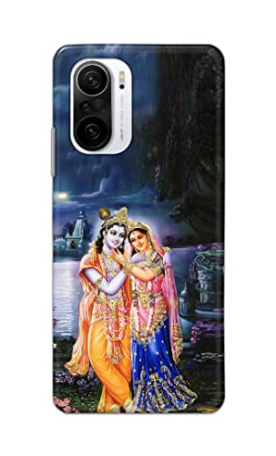 Image of Printed Hard Back Cover Case for Mi 11x 5G | Mi 11x Pro 5G Back Cover (Radha Krishna) -1803