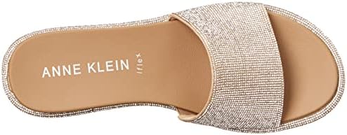 Anne Klein Women's Amelie Slide Sandal, Crystal, 5.5 | Image 4