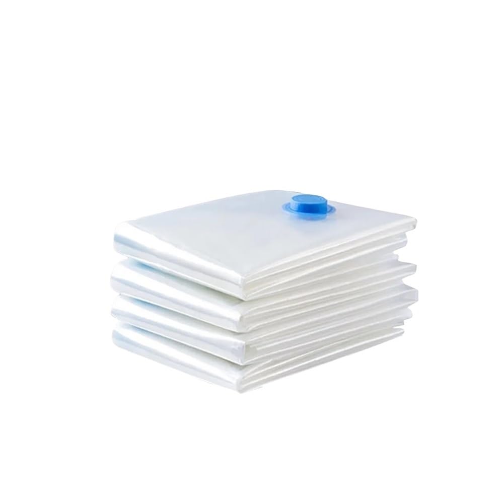 Vacuum Storage Bags, Space Saver Compression For Comforters And Blankets, Sealer Clothes Travel Packing Organizer(Only 4pcs Bags,80X100CM)