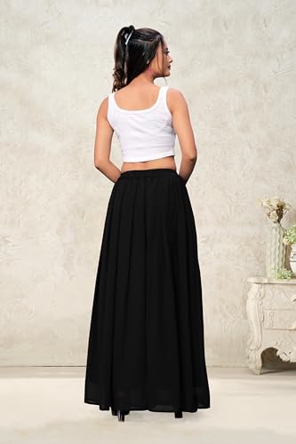 Image of Georgette Bonanza Soft Flared Palazzo (MID Waist)