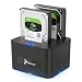 Reagle Festplatten Dockingstation 2 Bay für 2,5/3,5 Zoll SATA HDD SSD, bis 2x16TB, USB 3.2 Gen 1 5Gbps, Offline Klonen, Dual SATA Dock, Plug & Play, Windows & Mac OS