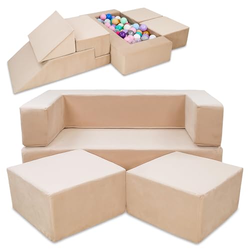 Spielsofa für Kinder mit Softbausteinen