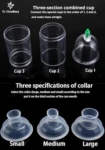 Image of Chinese Cupping Cups Bio Traditional Therapy pump Set Household Pull Out Chinese Massage Medical Cupping Set for male
