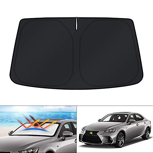 KUST Windshield Sun Shade for Lexus IS300/IS350/IS500/IS250/IS200t 2014-2026 Custom Fit Shade Accessories…