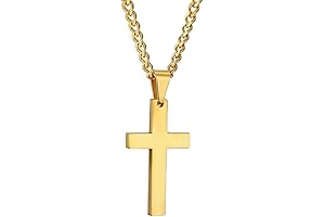 1 Dollar Necklace Only | Cross Necklace for Men Women