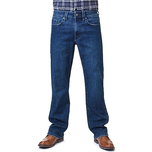 Axel Men's Boot Cut Denim Jean | Cowboy Jeans | Mens Relaxed Fit Boot Cut Jeans