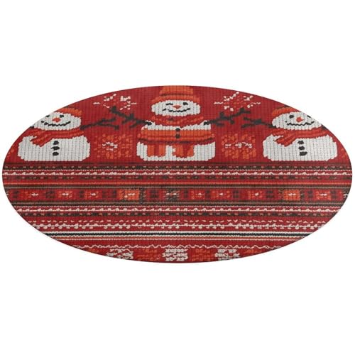 Alfombra pequeña para cocina y comedor con estampado de rayas para hogar acogedor 2