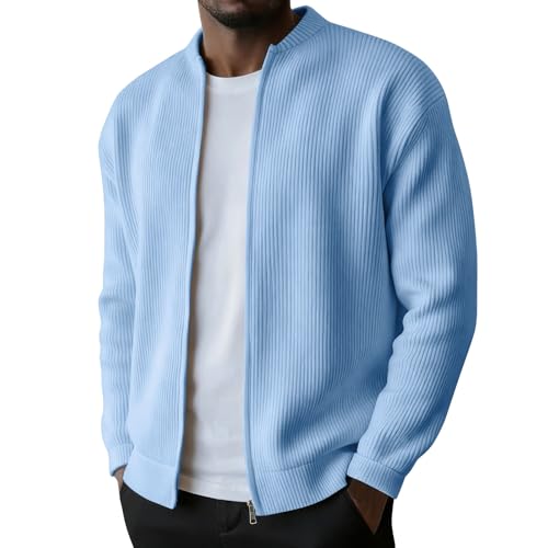 Coupe-vent fin homme à col montant et manches longues uni