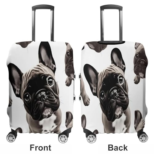 Housse valise bouledogue français contre les rayures de soute taille M