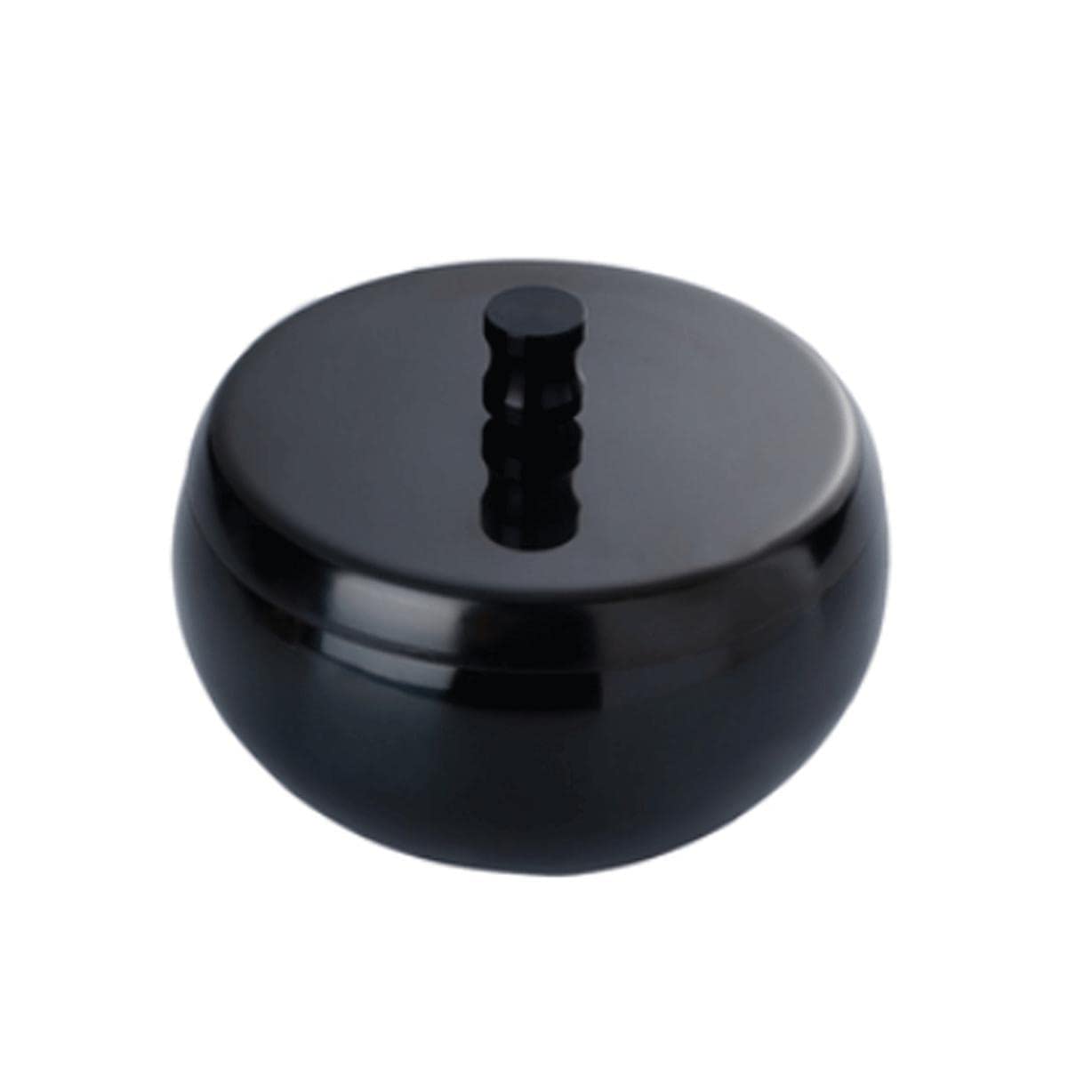 Cendrier de bureau en acier inoxydable de qualité supérieure noir mat