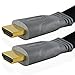 Produktbild Cablesson Flaches 1.5m High Speed HDMI Cable (HDMI Type A, HDMI 2.0b/2.0a/2.0/1.4) - 4K, 3D, UHD, ARC, Full HD, Ultra HD, 2160p, HDR - for PS4, Xbox One, Sky Q, LCD, LED, UHD, 4k TVs - Black