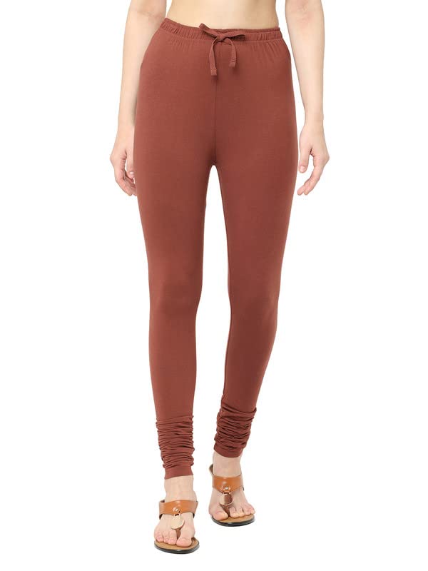 Image of Robinbosky Cotton Churidhar Leggings for Women - Stylish, Stretchable & Flattering Fit for All-Day Comfort