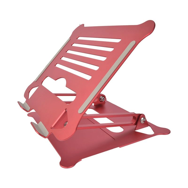 Support d'ordinateur portable en aluminium pliable et réglable pour ventilation - 3