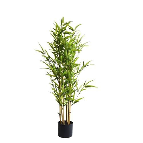 Valyria Home - Planta Artificial Bambú - Tamaño 120 cm - Planta de Plastico - Cañas Realistas y Exóticas - Planta Artificial Realista - Ideal para la Decoración del Hogar y Oficina
