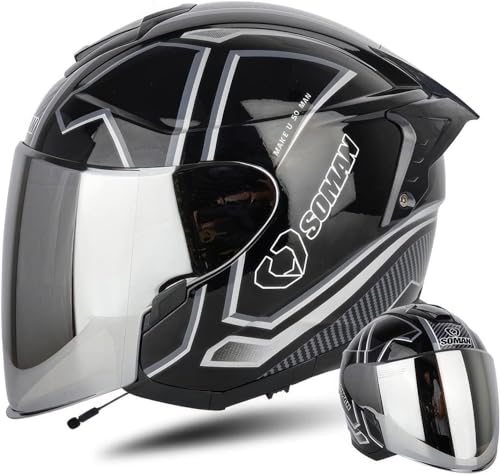 Casque Moto Ouvert Bluetooth : fini l'éblouissement et les fils de fer