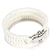 Produktbild LLAAIT Paracord-Überlebens-Armband im Freien mit dem Zink-Legierungs-Bogen-Schäkel-Seil, das pulseira Paracord escalada equipamento, Weiß, China kampiert
