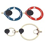 4PCS Tragbare Passive Magnetische Kurzwellen-Radioantenne, AM SW-Antenne, Rahmenantenne, Mini-Kurzradio-Rundfunkantenne für UHF VHF AM SW