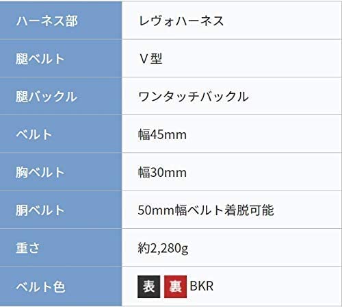 Amazon.co.jp: 藤井電工 新規格 フルハーネス レヴォハーネス 〔2股