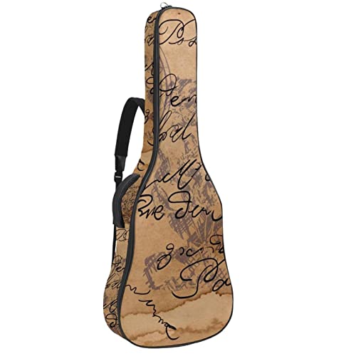 Graffiti Étui de protection rembourré pour guitare acoustique classique, Multicolore 10., 42.9×16.9×4.7 in, Organiseur… - Les Beatles, Paul McCartney, John Lennon, RIngo Starr, George Harrison Graffiti Étui de protection rembourré pour guitare acoustique classique, Multicolore 10., 42.9x16.9x4.7 in, Organiseur…