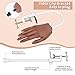 ​​Veikmv Practice Hand for Acrylic Nails,Silicone Mannequin Hand with Flexible Fingers,Gel Polish & Nail Art Training, Manicure Practice Kit for Beginners​